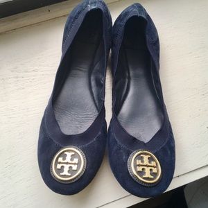 Tory Burch Caroline Suede Ballet Flat